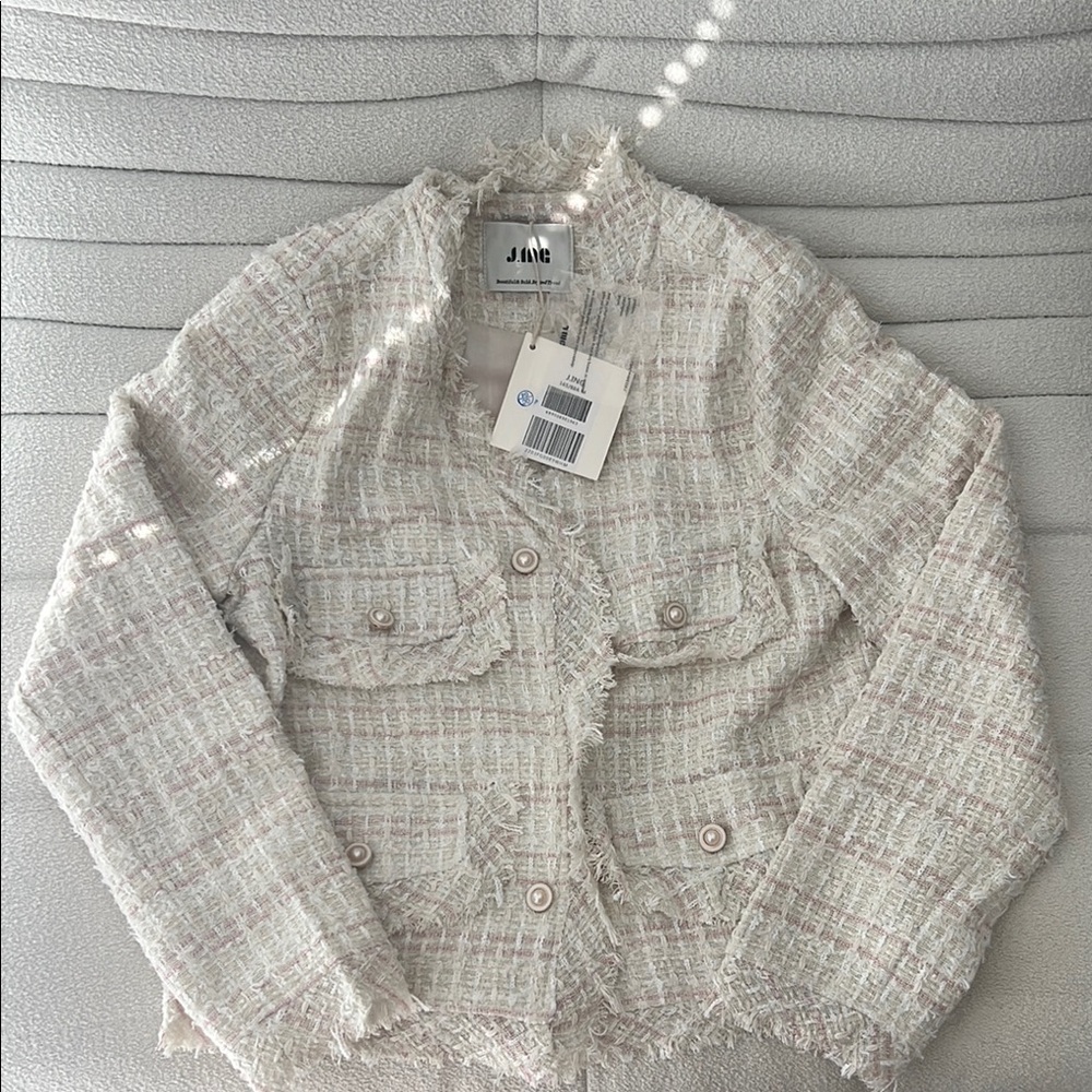 Cream Tweed Women's Jacket